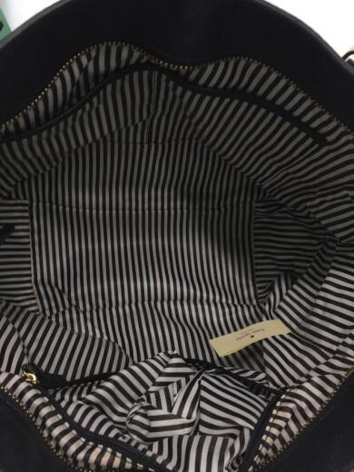 画像：kate spade new yorkキングストン ドライブ ヴィヴィアン タッセル トートバッグ/レザー/BLK/PXRU86446