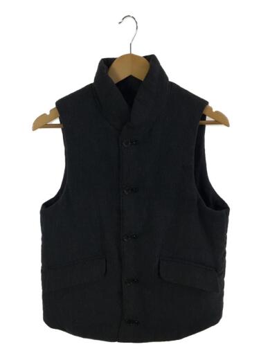 画像：A VONTADEリバーシブル中綿入りベスト/S/ウール/GRY1