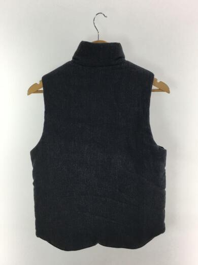 画像：A VONTADEリバーシブル中綿入りベスト/S/ウール/GRY2