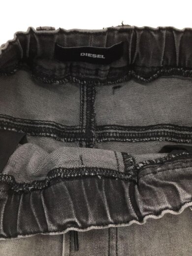 画像：DIESEL19SS/00J4M6/USED加工デニムストレッチショートパンツ/US10/コットン/GRY3