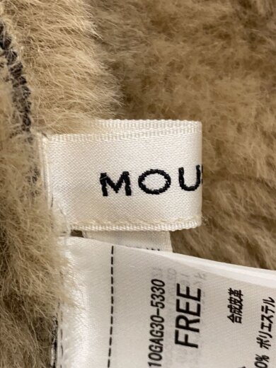 画像：MOUSSYレザージャケット・ブルゾン/FREE/ポリエステル/BRW/無地/010GAG30-53303