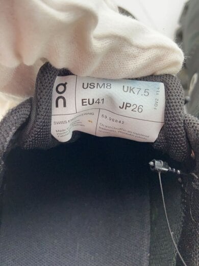 画像：OnCloud 5 Waterproof/ローカットスニーカー/26cm/BLK/59.988425