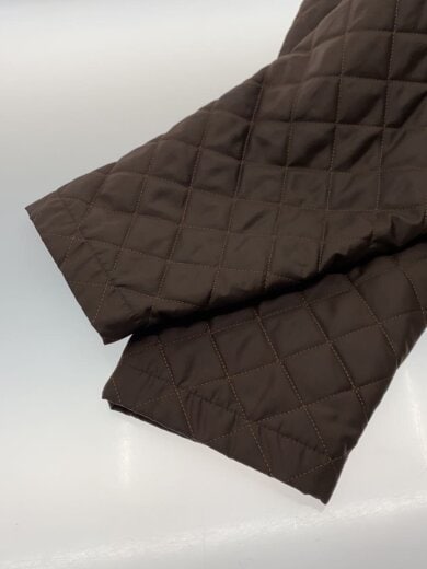 商品画像：裏地総柄/キルティングジャケット/L/ポリエステル/BRW/無地// 4