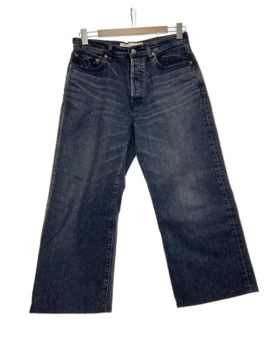 商品画像：ワイドパンツ/36/デニム/BLK/23AMSPA04// 1