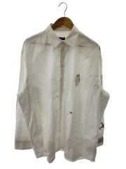 21AW/GOTHIC BIG FIT SHIRT/48/コットン/WHT/212-M293A