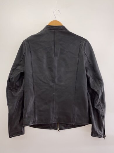 商品画像：レザージャケット・ブルゾン/1/羊革/BLK/104352001 2