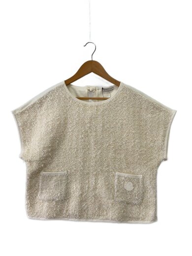 商品画像：MONCLER モンクレール/Tシャツ/S/コットン/CRM/無地 1