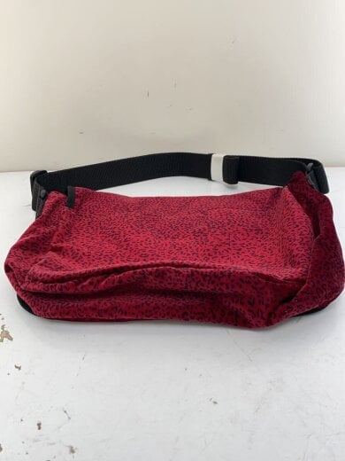 商品画像：ショルダーバッグ/ベロア/RED/総柄 4