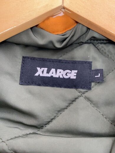 画像：X-LARGEジャケット/L/ポリエステル/KHK/1012340210073