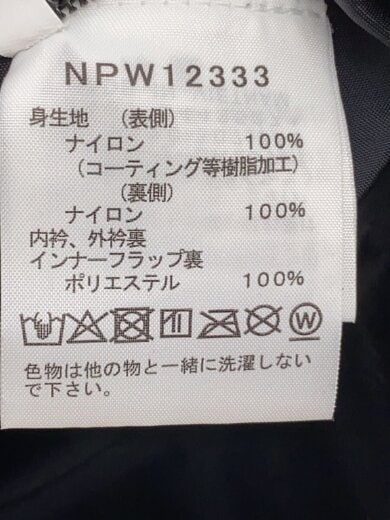 商品画像：ジャケット/M/ナイロン/BLK/無地/NPW12333 4