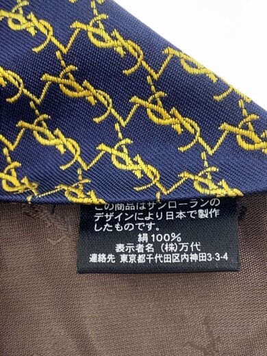 商品画像：ネクタイ/シルク/NVY/総柄/メンズ 4