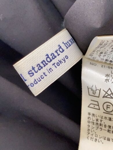 商品画像：長袖ワンピース/--/レーヨン/BLK/無地/21-040-440-0300-4-0 4