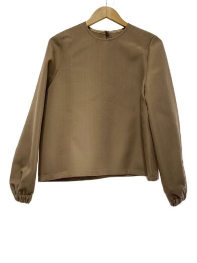 商品画像：puffsleevepullover/FREE/シルク/BRW/無地 1