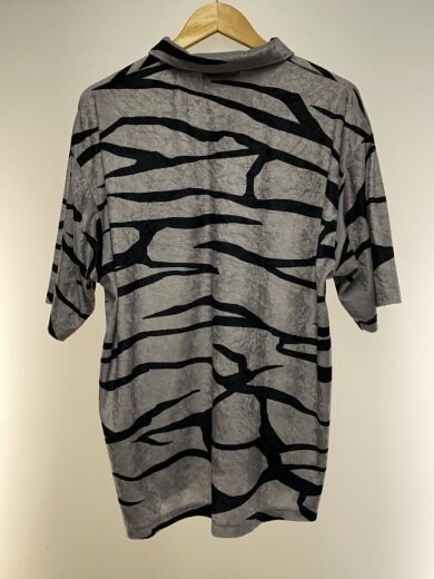 商品画像：ポロシャツ/XL/ベロア/GRY/ボーダー/SC2210-CT11 2