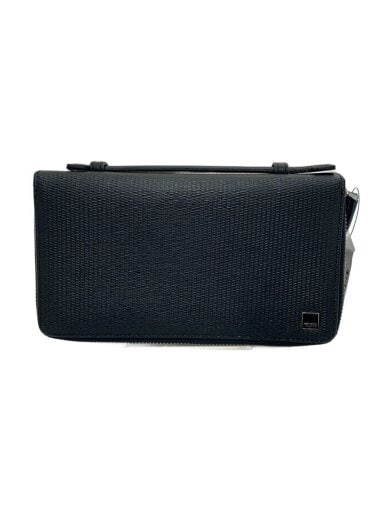 商品画像：財布/レザー/BLK/無地/メンズ 1