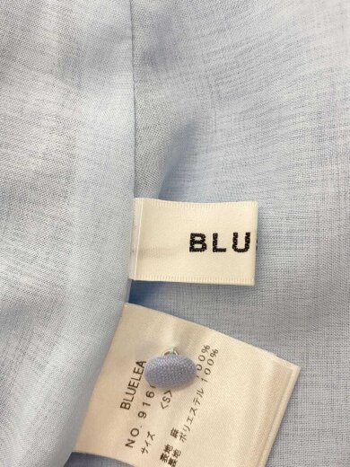 商品画像：キャミワンピース/S/リネン/BLU/無地/916099 3