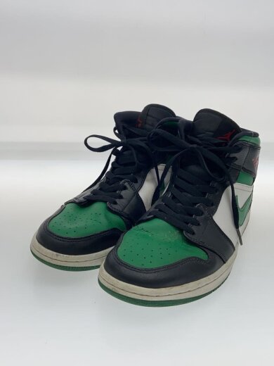 商品画像：AIR JORDAN 1 MID/エアジョーダン1ミッド/ブラック/554724-067/27cm/GRN// 2
