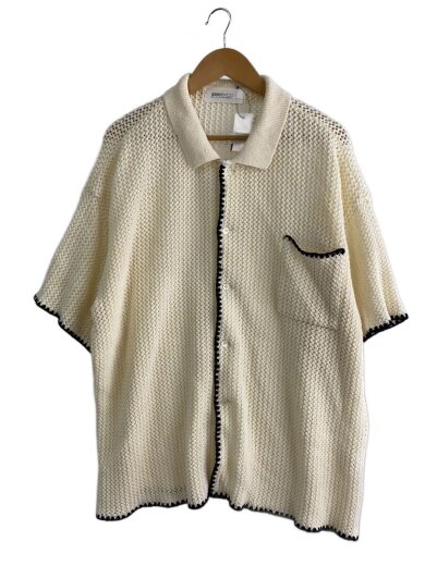 商品画像：半袖シャツ/3/コットン/IVO/無地/DC-SS24-KN-05// 1