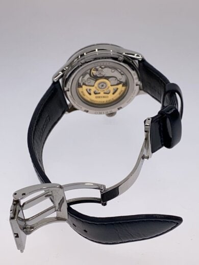 商品画像：PRESAGE/プレサージュ/自動巻腕時計/アナログ/レザー/NVY/BLK/4R39-00W0// 4