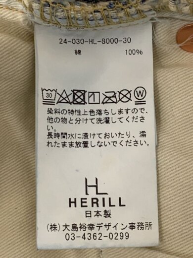 画像：HERILLストレートパンツ/1/デニム/BLU/24-030-HL-8000-305