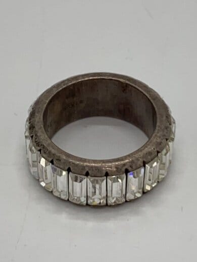 商品画像：リング/SILVER/18号/ラインストーン/SLV/メンズ 3