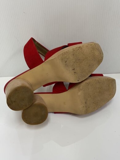 商品画像：サンダル/--/RED/ベロア 4