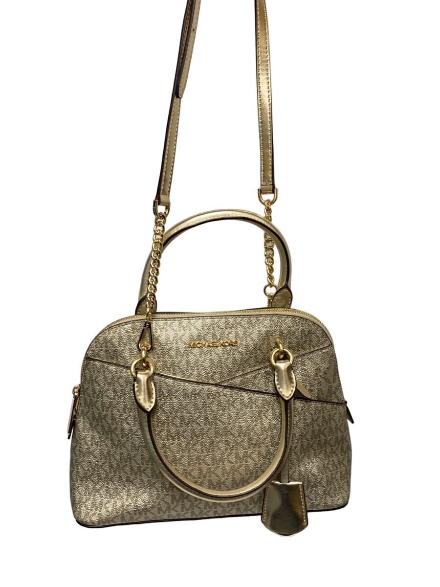 MICHAEL KORS / ハンドバッグ/PVC/GLD/総柄