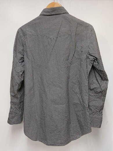 商品画像：長袖シャツ/M/コットン/BLK/チェック/HS-RL-HS3685// 2