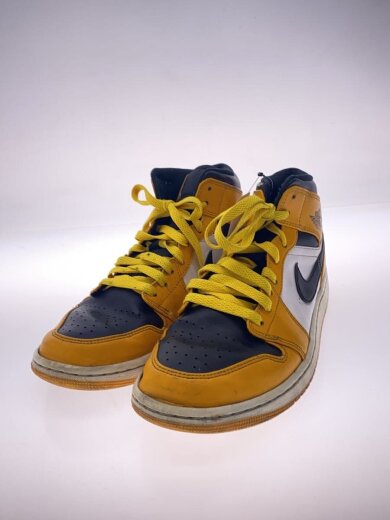 商品画像：AIR JORDAN 1 MID_エアジョーダン 1 ミッド/26.5cm/YLW 2