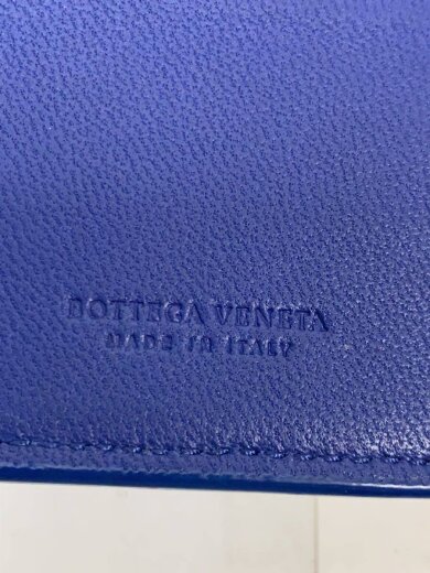 商品画像：2つ折り財布/レザー/NVY/無地/メンズ 3