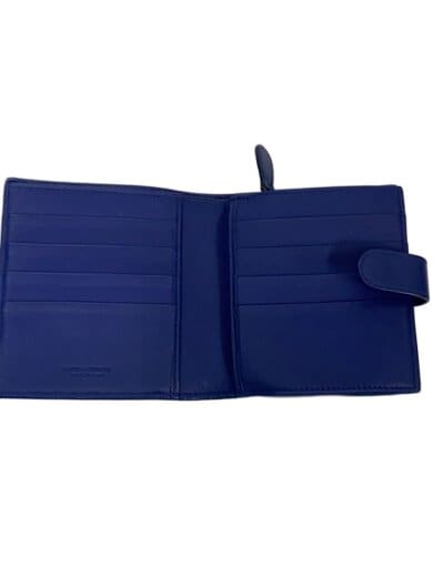 商品画像：2つ折り財布/レザー/NVY/無地/メンズ 4