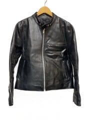 レザージャケット・ブルゾン/2/レザー/BLK