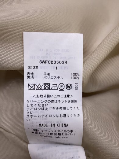 商品画像：コート/1/ウール/CRM/SWFC235034 4