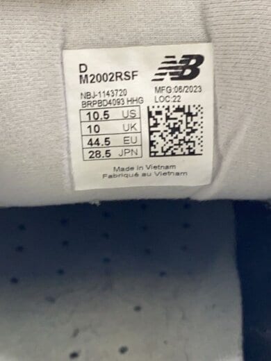 商品画像：M2002/ネイビー/28.5cm/NVY 5