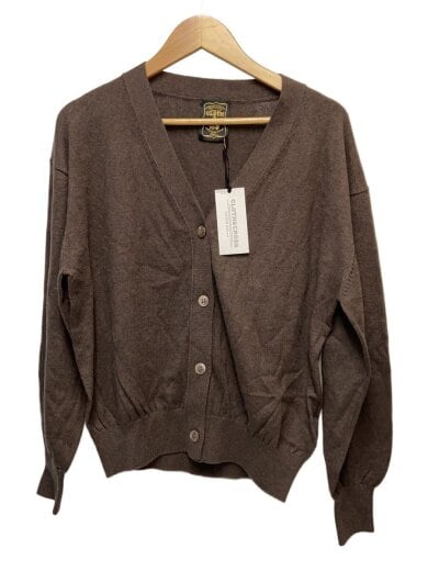 商品画像：カーディガン(薄手)/FREE/コットン/BRW/無地/HG-L980 1