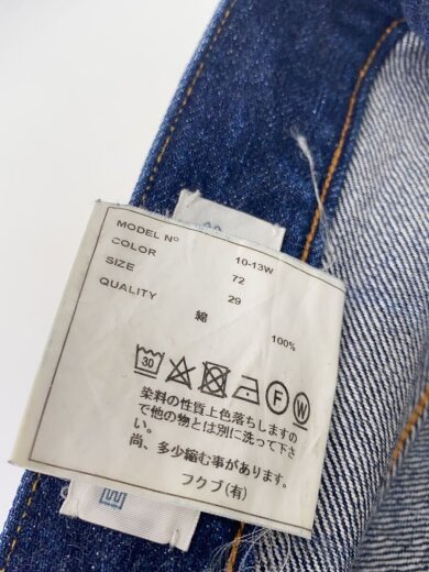 商品画像：ストレートパンツ/29/コットン/BLU/10-13W 5