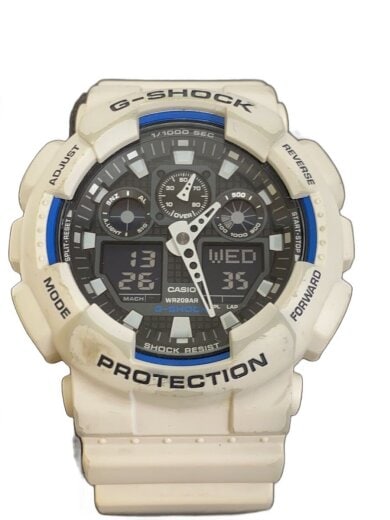 商品画像：クォーツ腕時計・G-SHOCK/デジアナ/WHT 1