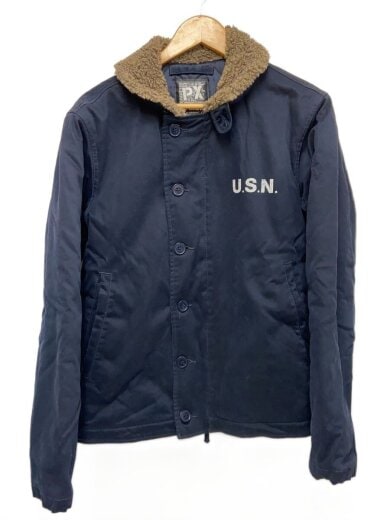 商品画像：フライトジャケット/M/コットン/NVY/無地/6192246 1