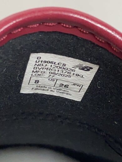 商品画像：ローカットスニーカー/26cm/BRD/U1906LCS 5