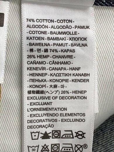 商品画像：ストレートパンツ/30/コットン/IDG/無地/00501-3516 5