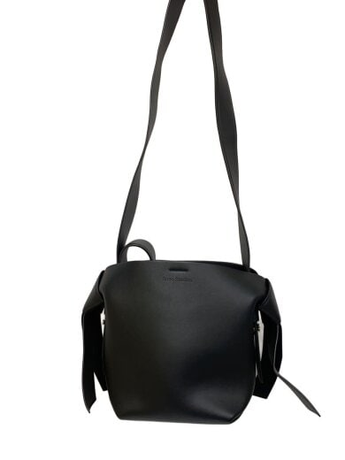 商品画像：ショルダーバッグ/レザー/BLK/無地 1