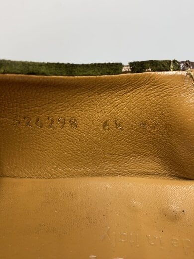 商品画像：ドレスシューズ/UK6.5/GRN/ベロア/526299 5