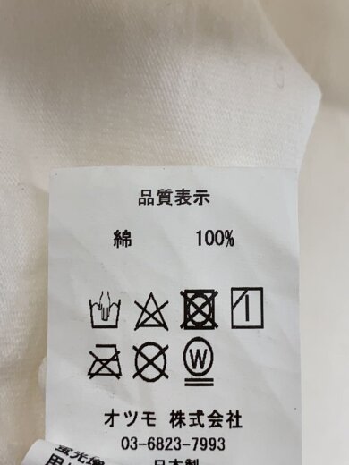 商品画像：長袖Tシャツ/L/コットン/WHT/プリント 5