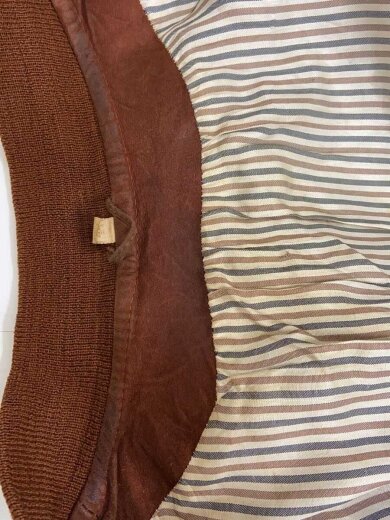 商品画像：レザージャケット・ブルゾン/44/スウェード/BRW/無地 6