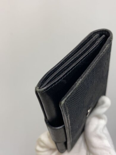 商品画像：2つ折り財布/キャンバス/BLK/総柄/レディース/92273 6