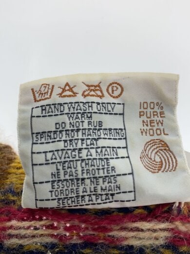 商品画像：ニット・セーター(厚手)/--/ウール/マルチカラー/総柄 4