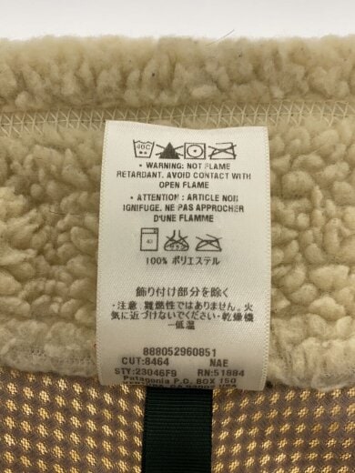 商品画像：フリースベスト/S/ポリエステル/BEG/23049F9 4