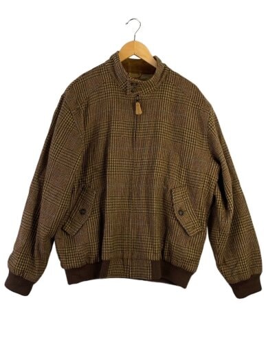 商品画像：ジャケット/L/ウール/BRW/千鳥格子 1