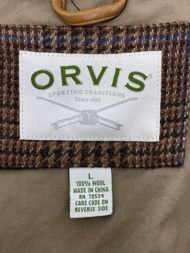 商品画像：ジャケット/L/ウール/BRW/千鳥格子 3