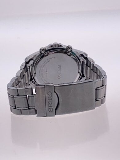 商品画像：クォーツ腕時計/アナログ/ステンレス/BLK/SLV/SS/7t92-0dw0 4